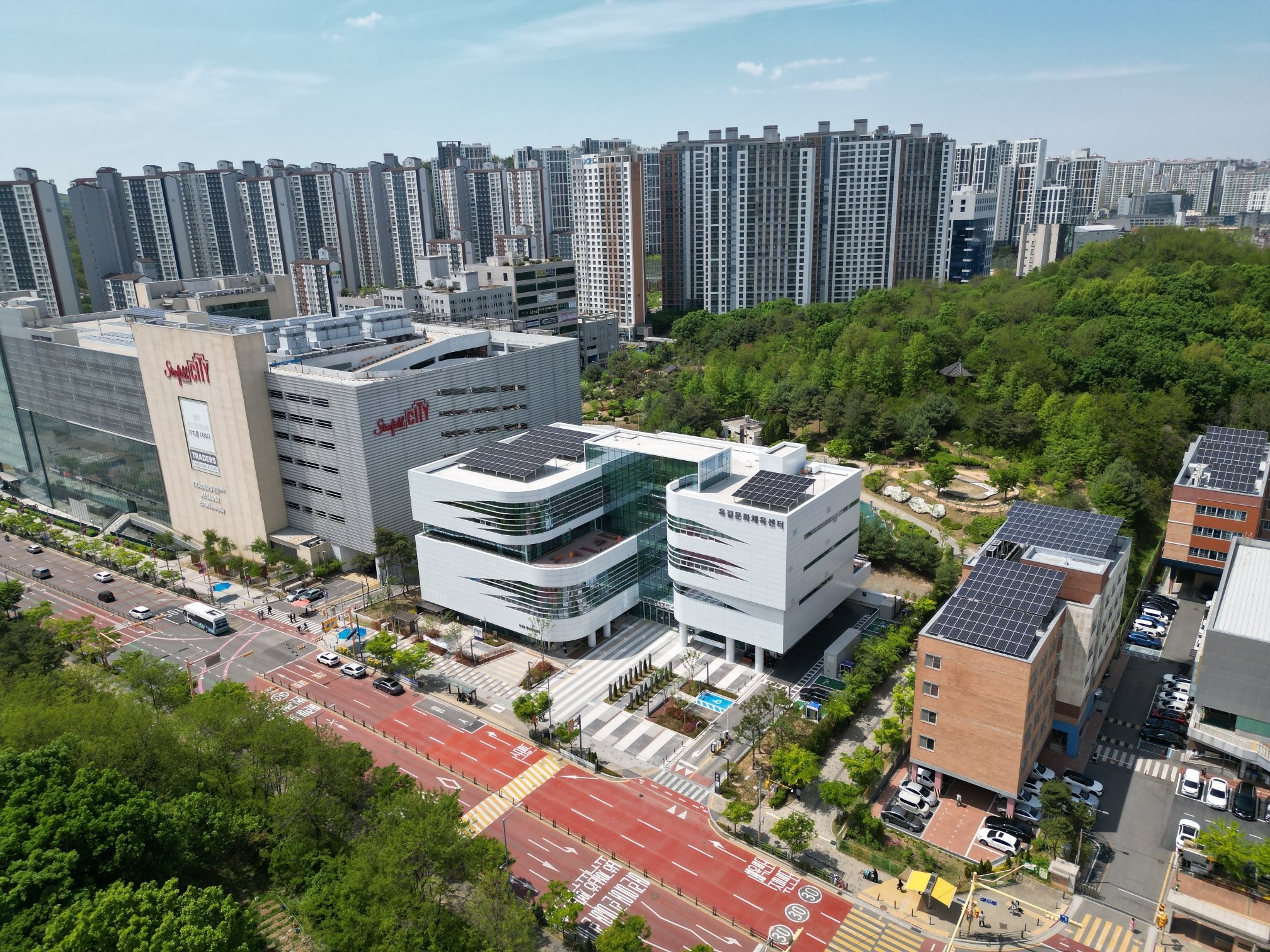 옥길문화체육센터 전경